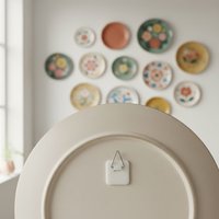 Plakhangers XL voor wanddecoratie – Zelfklevend Nano Tape – Ophanghaakje - Set van 10